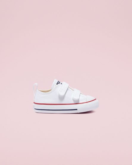 Girls' Converse Chuck Taylor All Star Easy-On Low Top Shoes White / Dark Red / Navy | AU E4951R